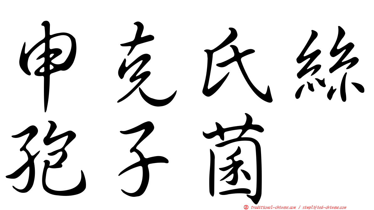 申克氏絲孢子菌