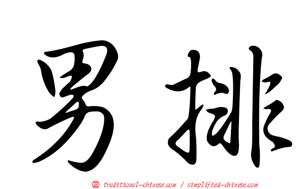男排