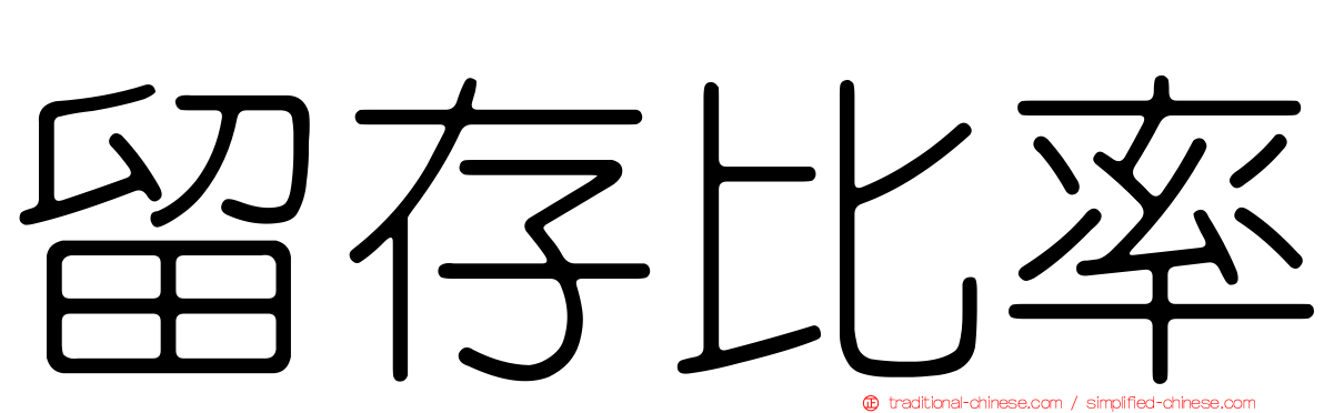 留存比率