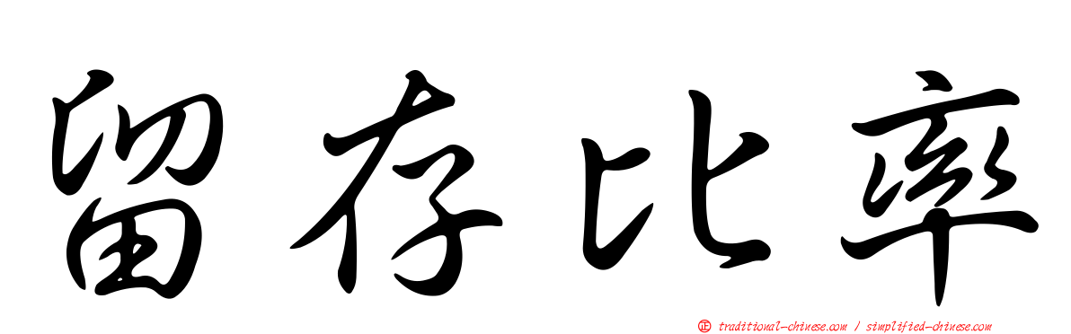 留存比率