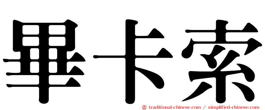 畢卡索
