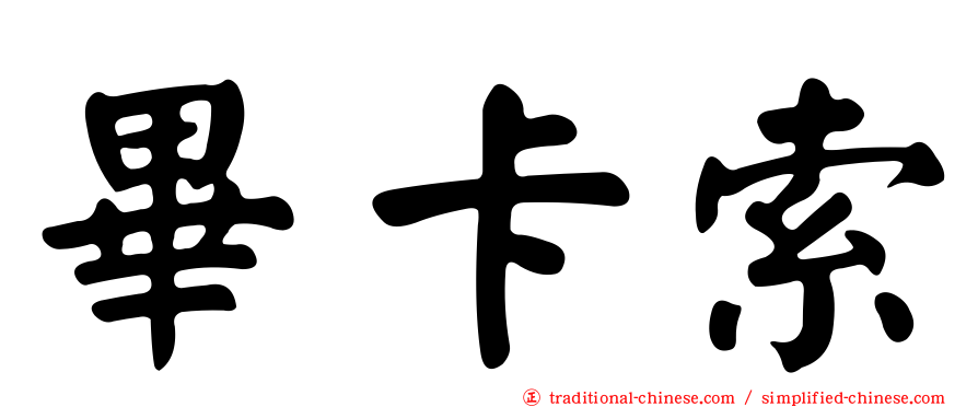 畢卡索