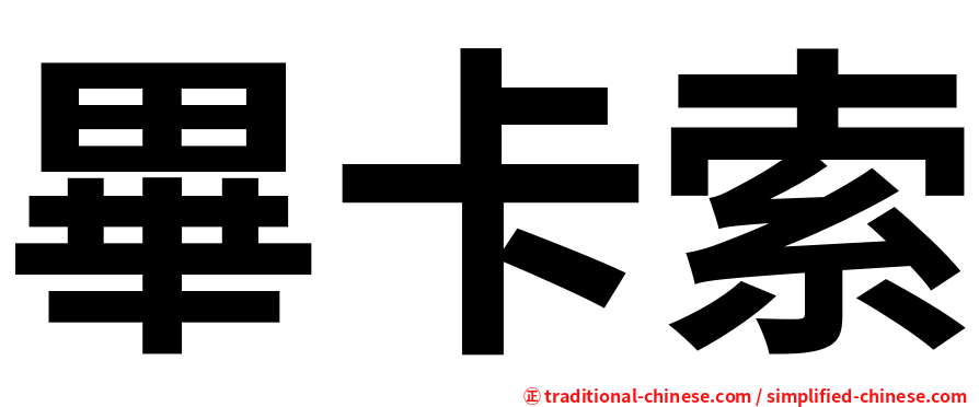 畢卡索