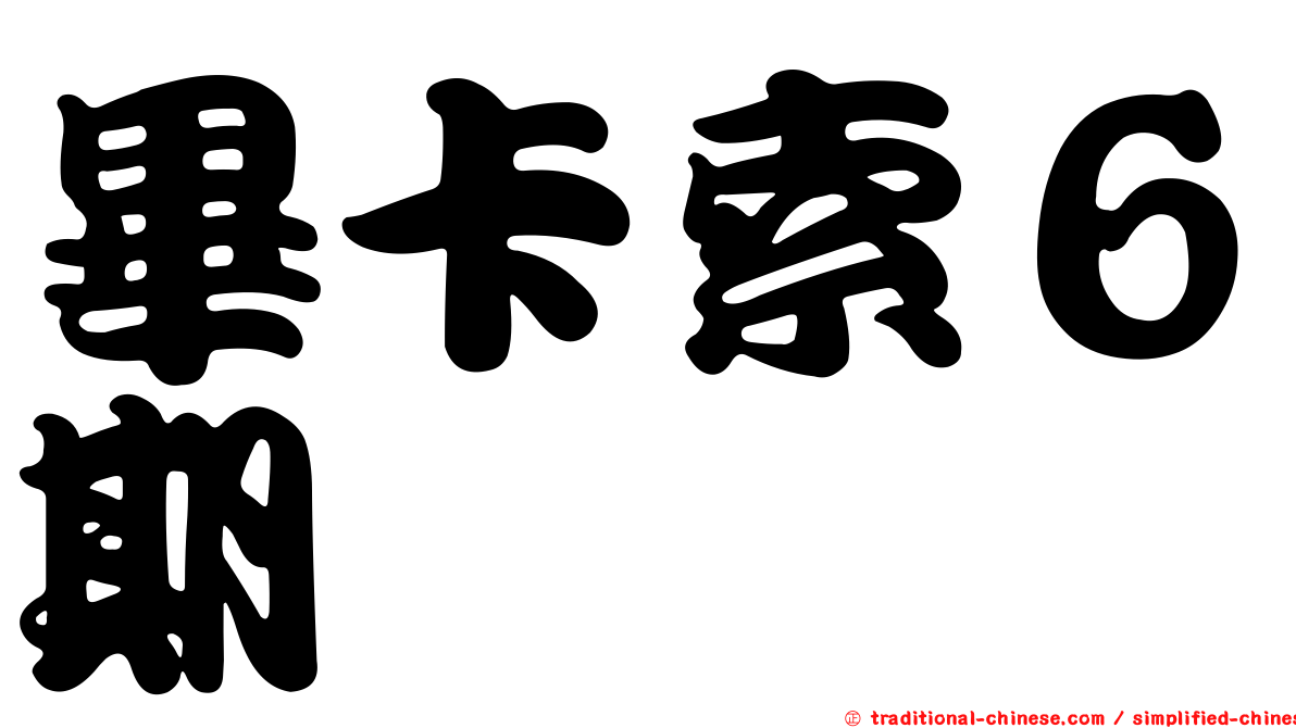 畢卡索６期