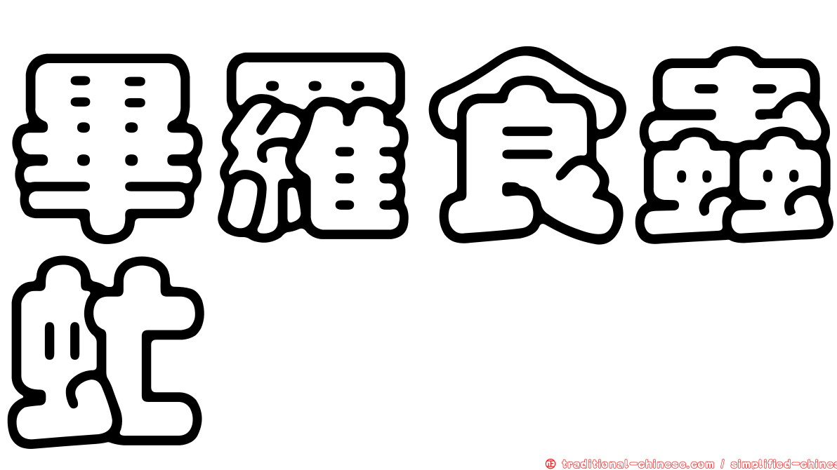 畢羅食蟲虻