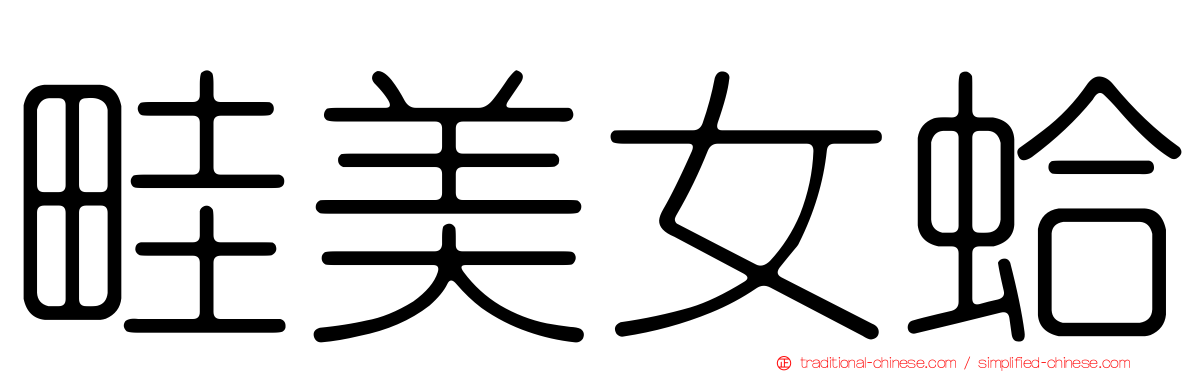 畦美女蛤