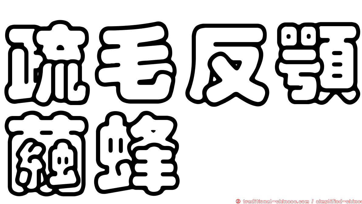 疏毛反顎繭蜂