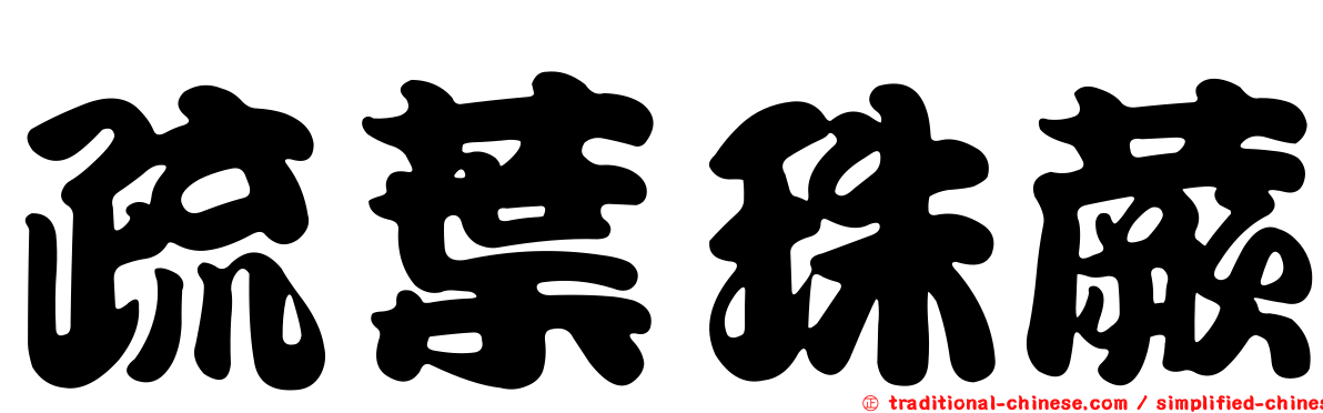 疏葉珠蕨
