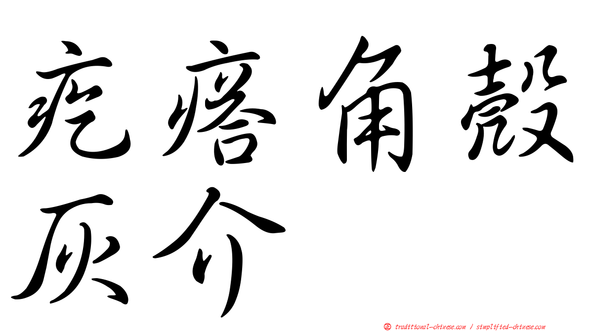 疙瘩角殼灰介