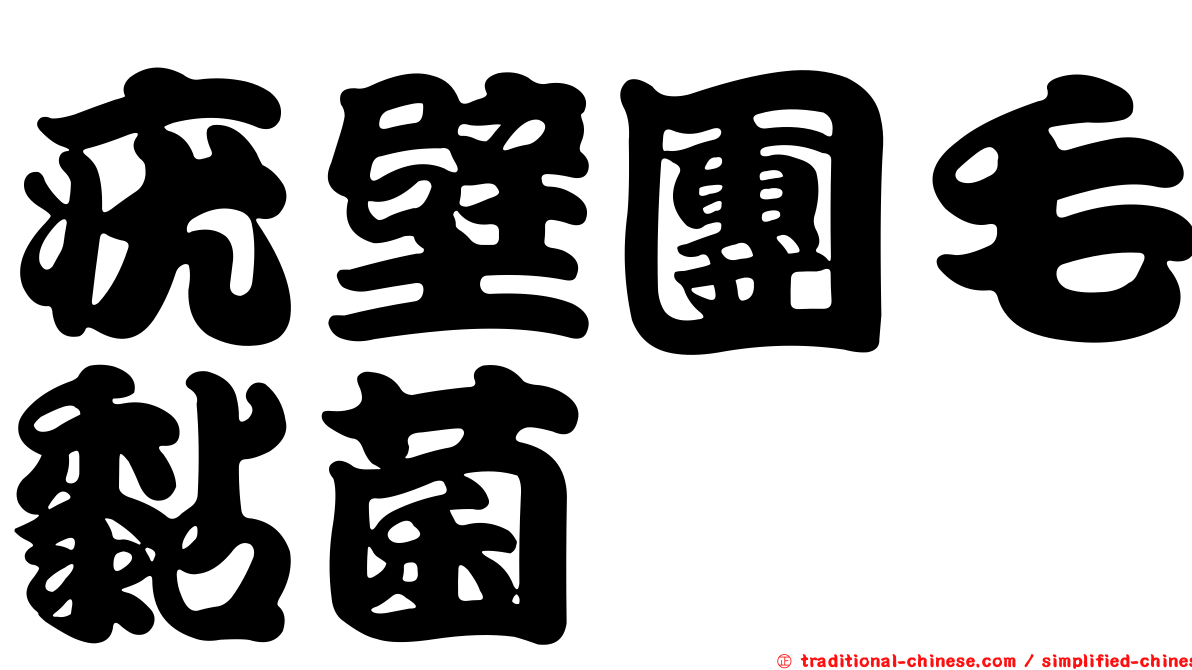 疣壁團毛黏菌