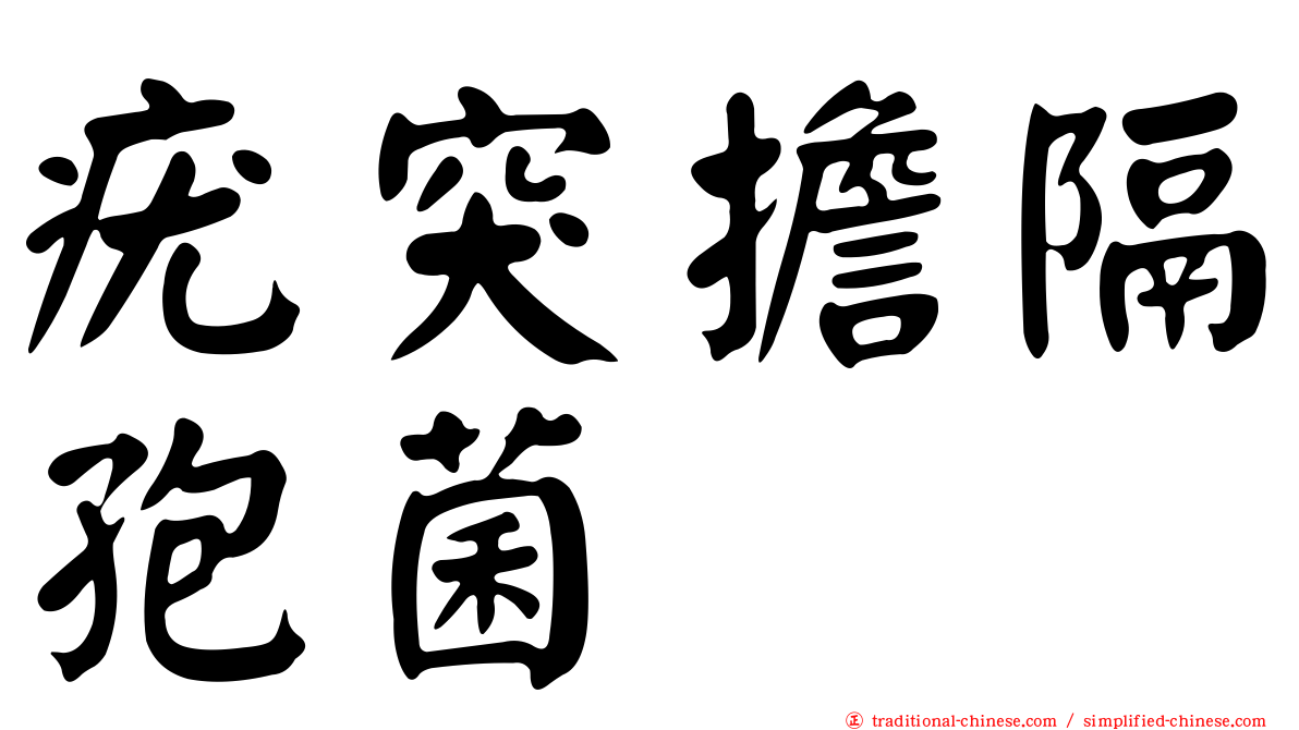 疣突擔隔孢菌