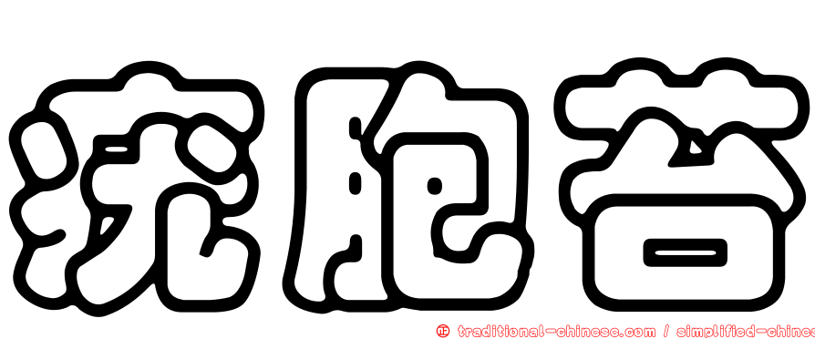 疣胞苔