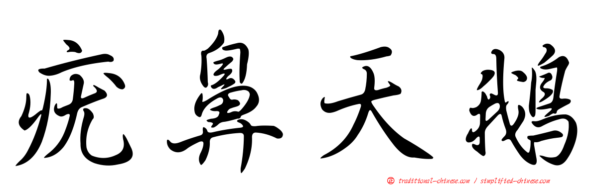 疣鼻天鵝