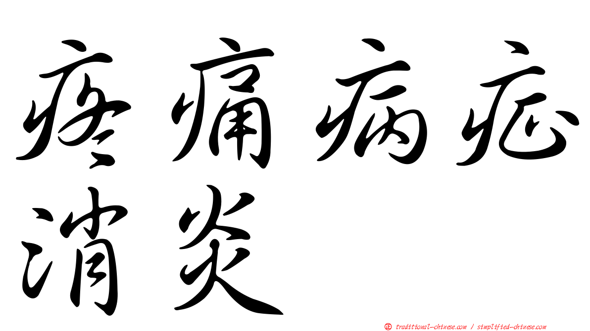 疼痛病症消炎