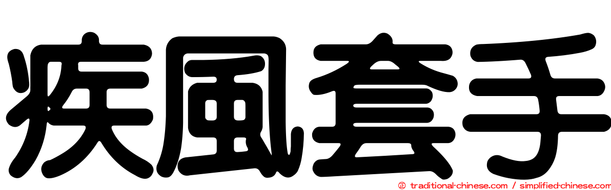 疾風套手