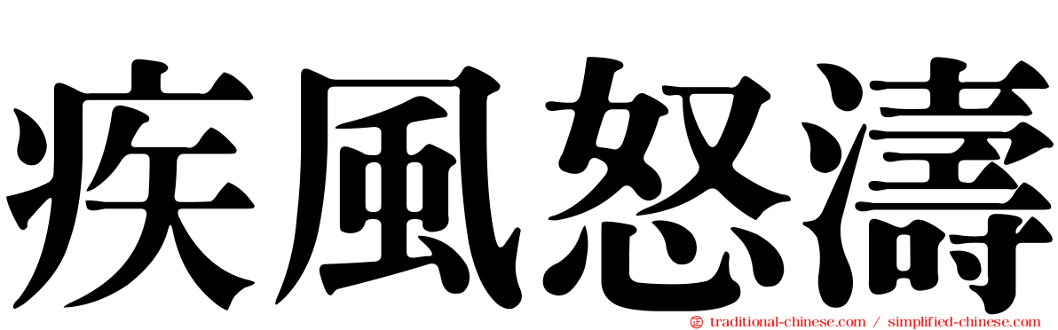 疾風怒濤