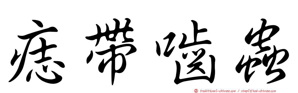 痣帶嚙蟲