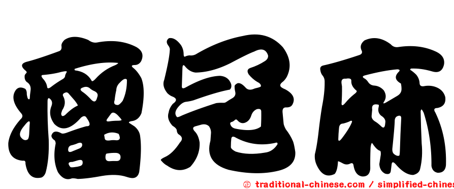 瘤冠麻