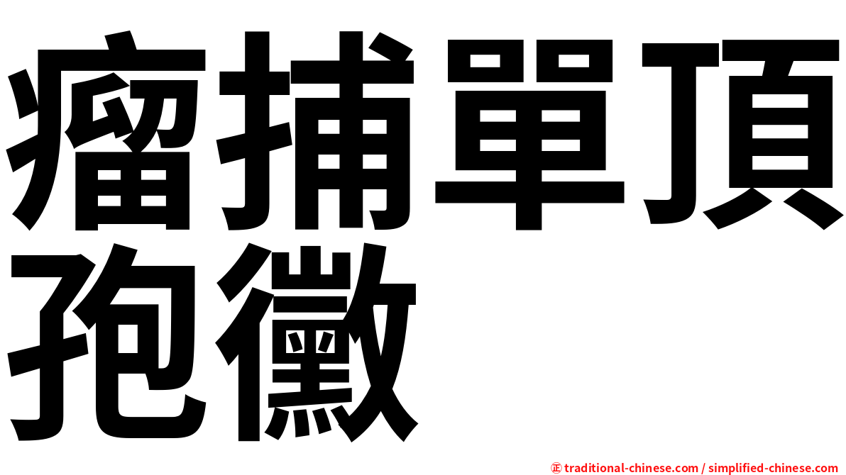 瘤捕單頂孢黴