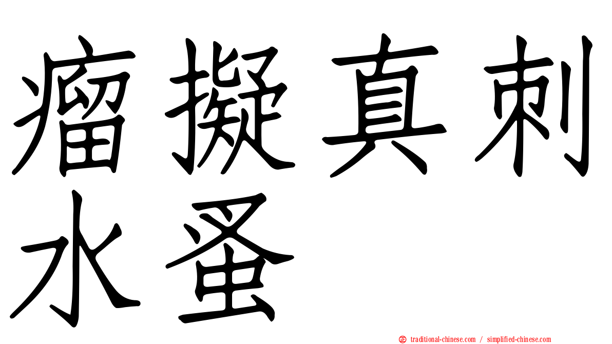 瘤擬真刺水蚤