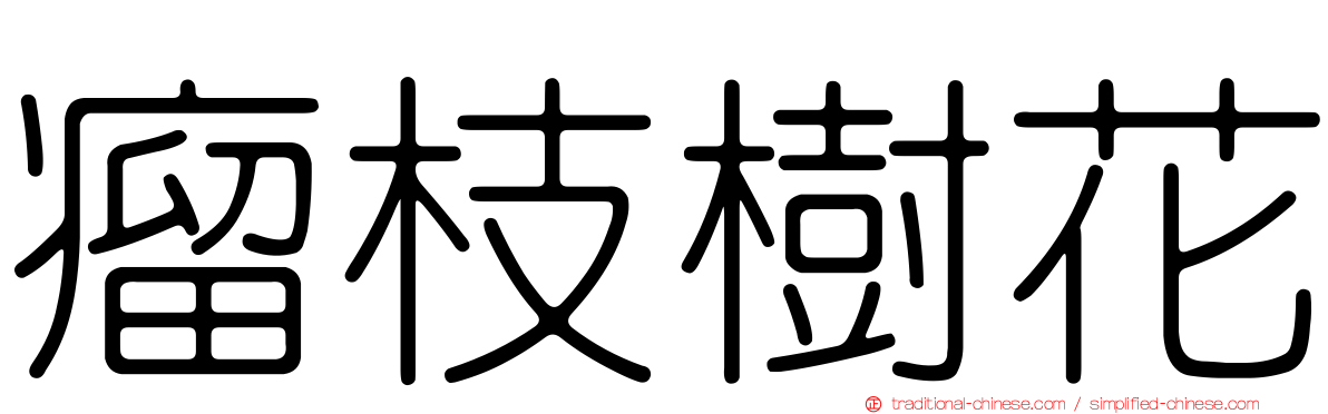 瘤枝樹花