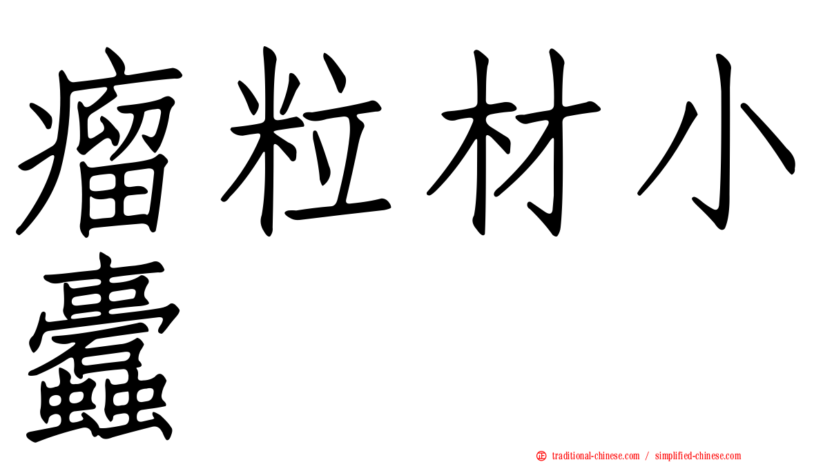 瘤粒材小蠹