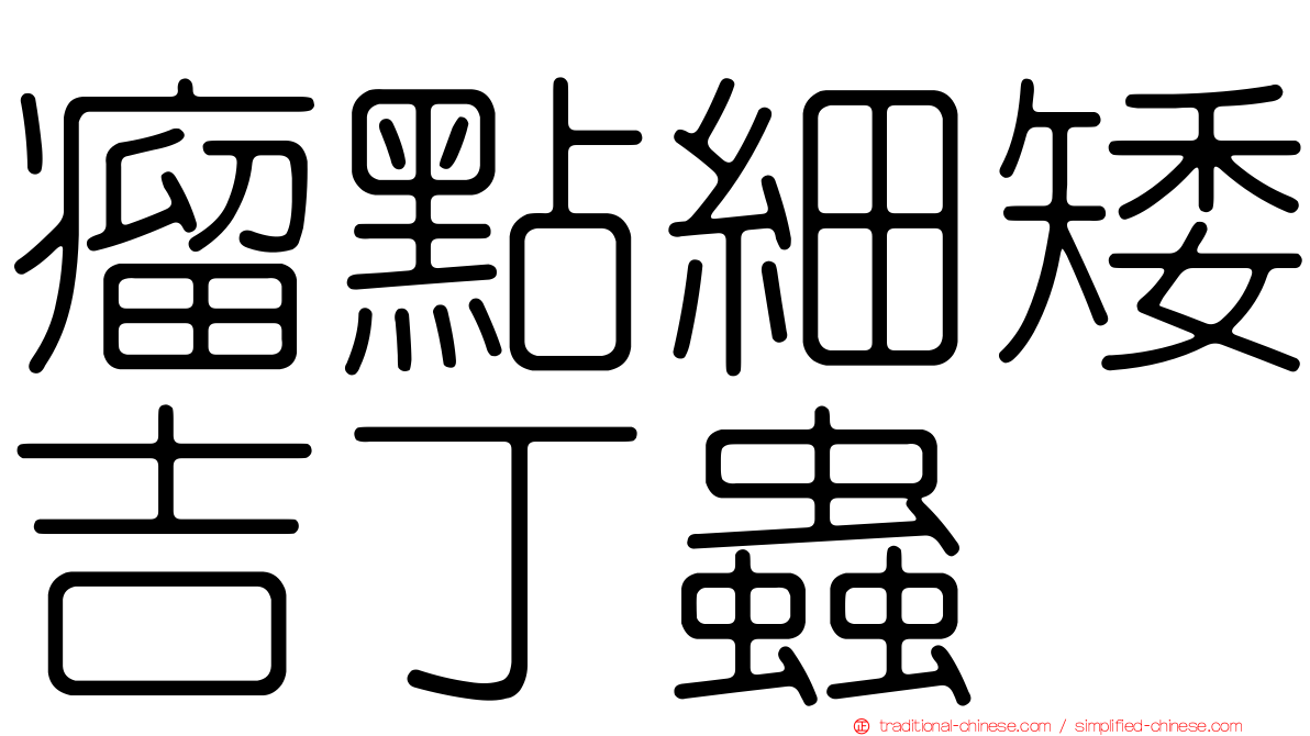 瘤點細矮吉丁蟲