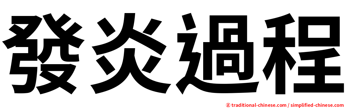 發炎過程