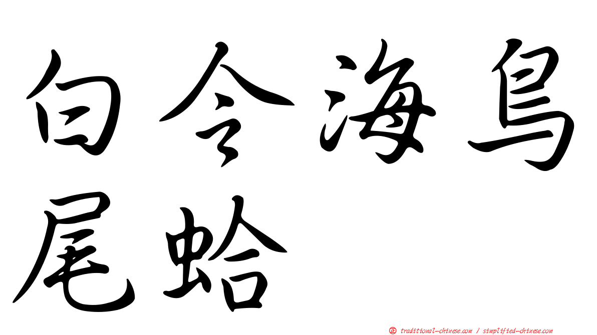 白令海鳥尾蛤