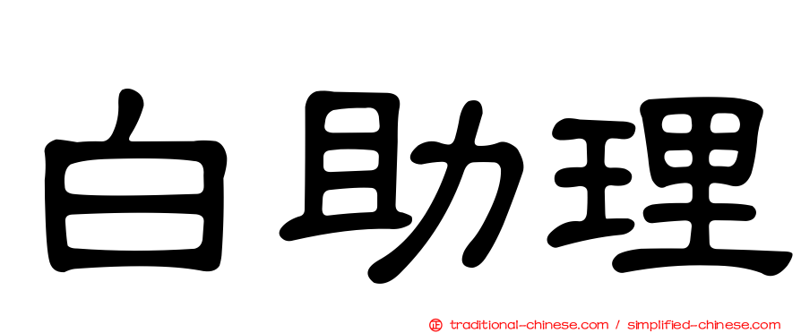 白助理