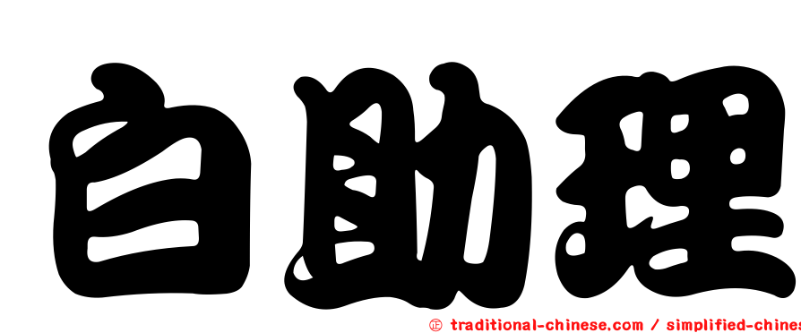 白助理
