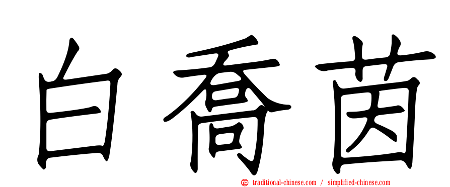 白喬茵