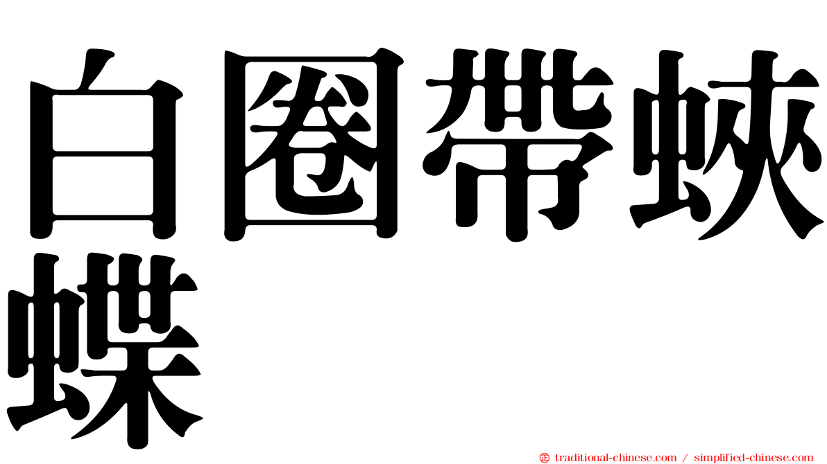 白圈帶蛺蝶