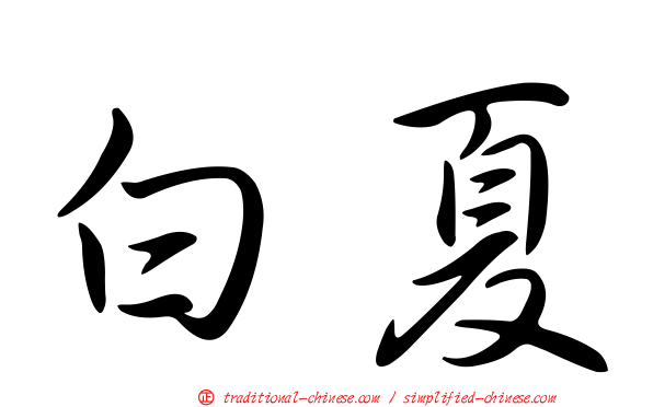 白夏