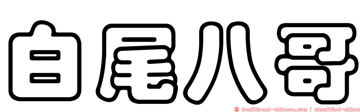 白尾八哥