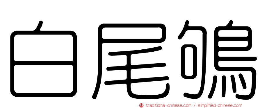 白尾鴝