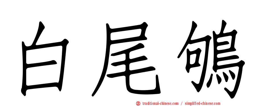 白尾鴝