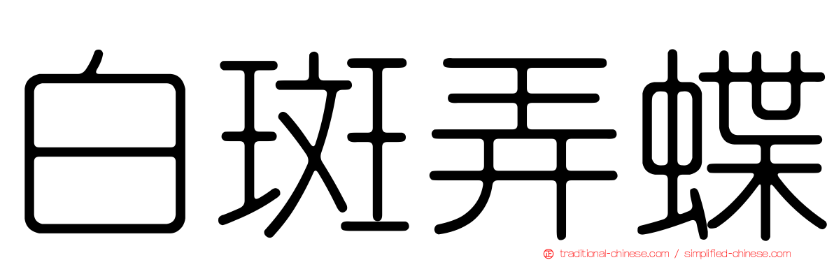 白斑弄蝶