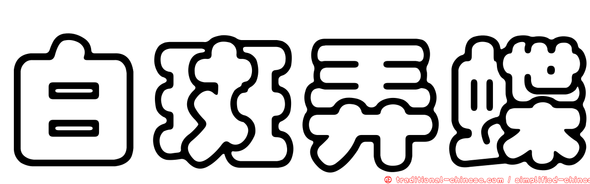 白斑弄蝶