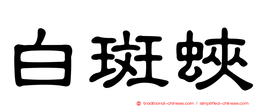 白斑蛺