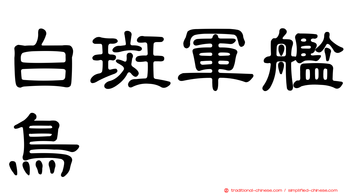 白斑軍艦鳥