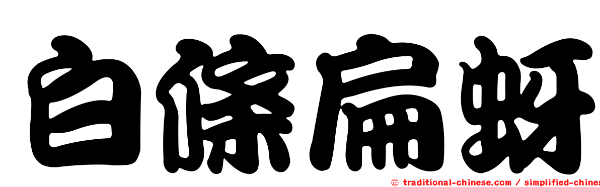 白條扁蚜