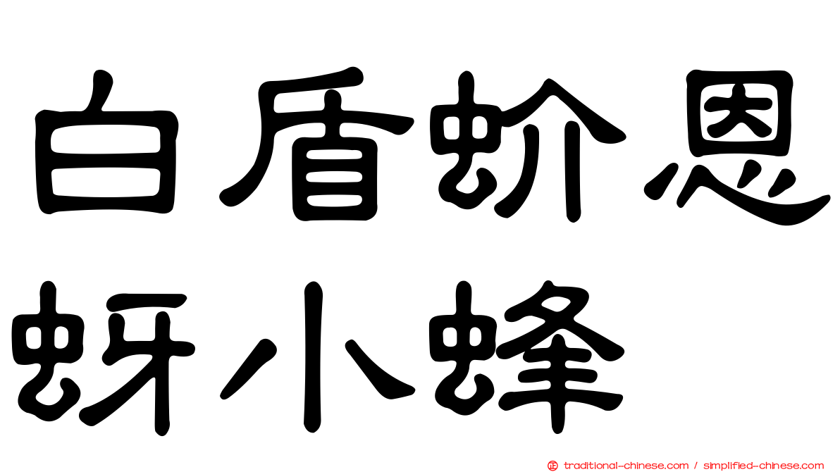 白盾蚧恩蚜小蜂