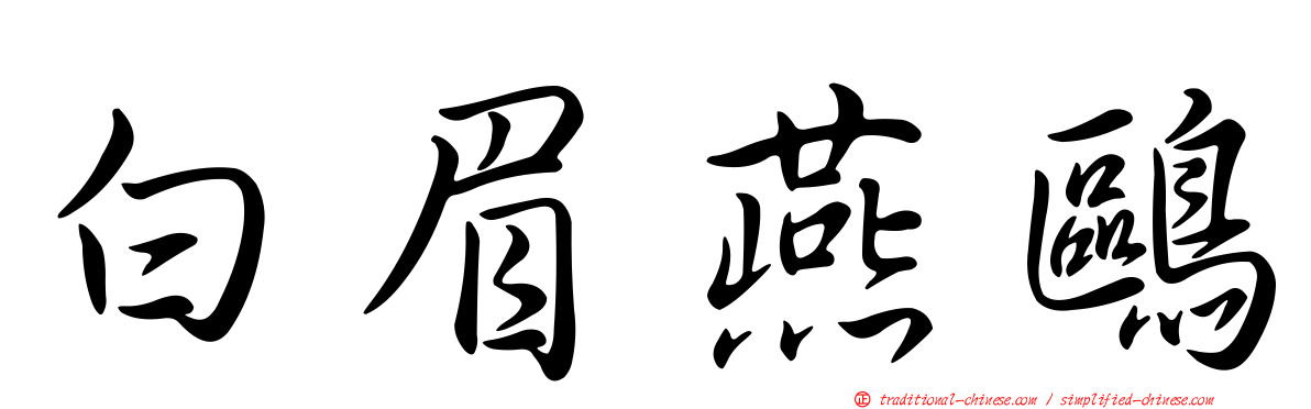 白眉燕鷗