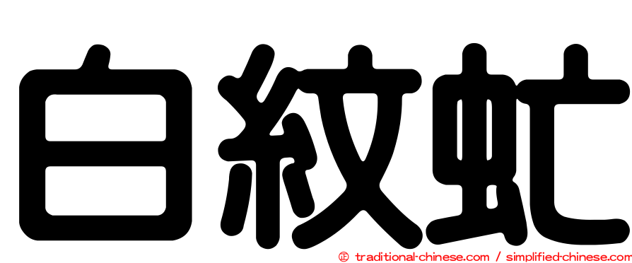 白紋虻