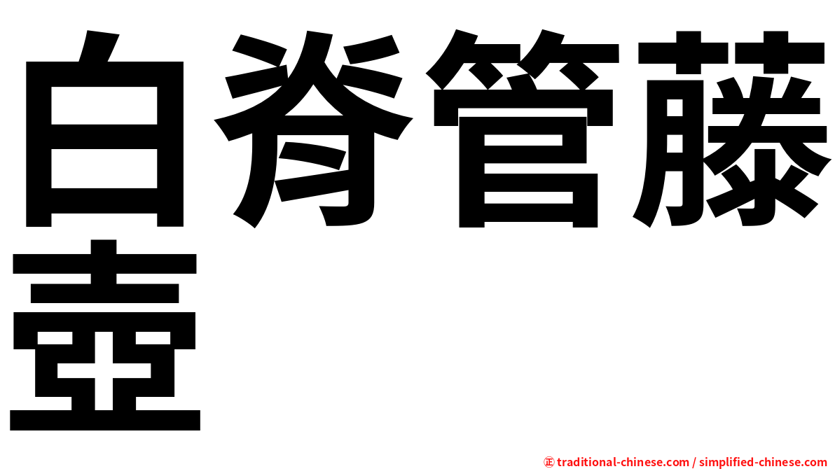 白脊管藤壺