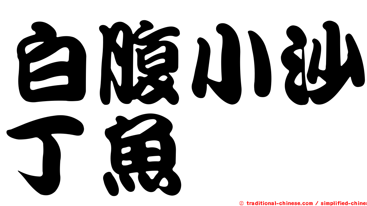 白腹小沙丁魚