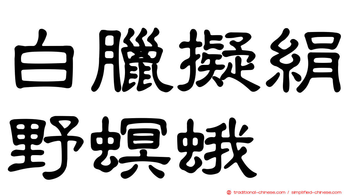 白臘擬絹野螟蛾