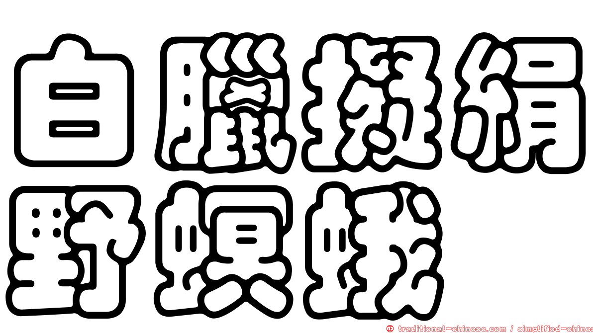 白臘擬絹野螟蛾