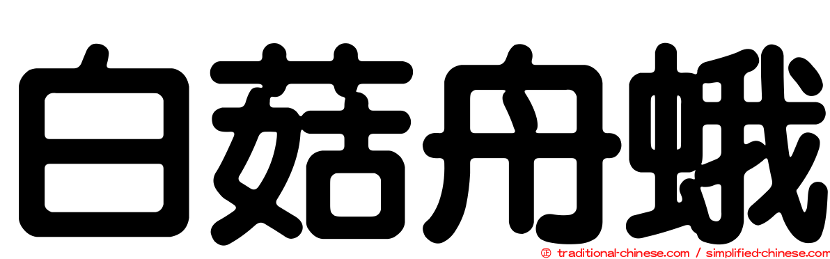 白菇舟蛾